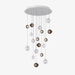 Cosmic Sphere Cascade Chandelier - 