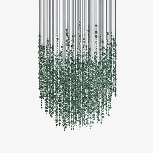 Emerald Rainfall Crystal Customize Chandelier - 