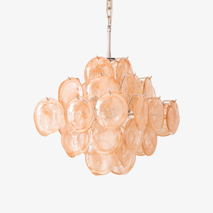 Aurelia Apricot Murano Glass Chandelier-DWHOME