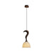 Elowen Twisted Wood Pendant Light-DWHOME