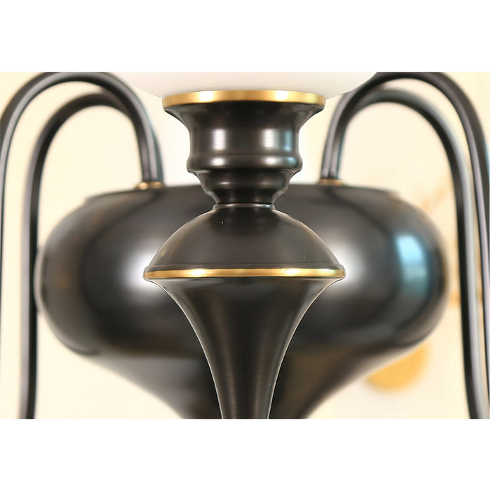 Abrahamson Shaded Tiered Chandelier