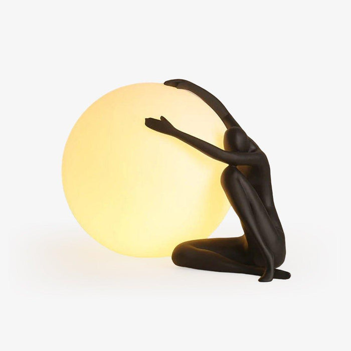 Humanoid Ball Holding Table Lamp - DWHOME