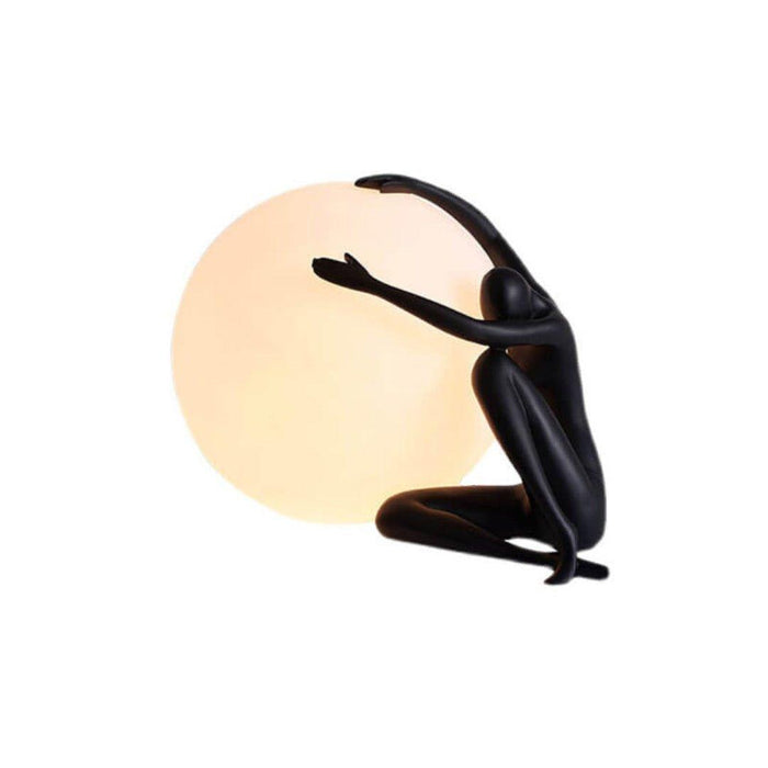 Humanoid Ball Holding Table Lamp - DWHOME