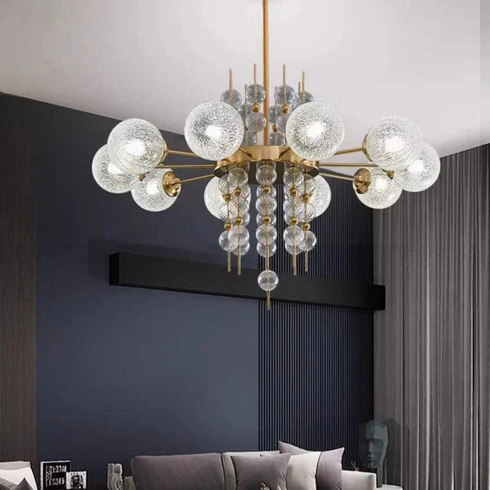 Acrylic and Gold Pendant Light - Ceiling Light - DWHOME