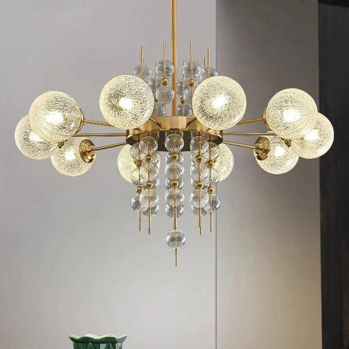 Acrylic and Gold Pendant Light - Ceiling Light - DWHOME