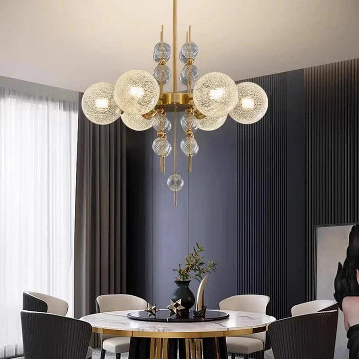 Acrylic and Gold Pendant Light - Ceiling Light - DWHOME