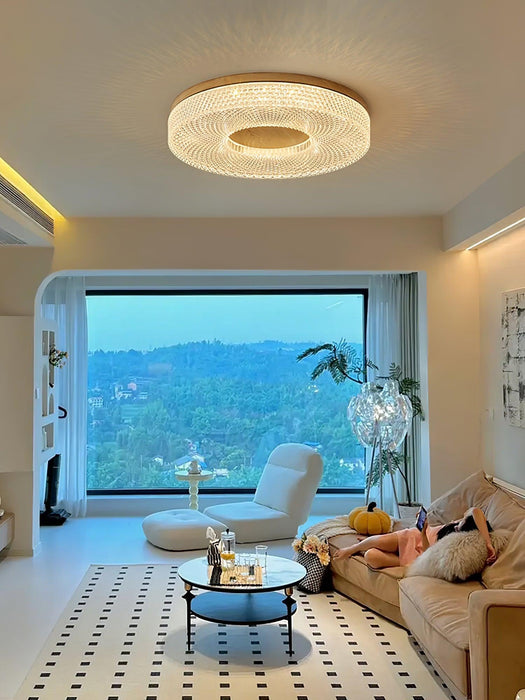 Acrylic Halo Round Ceiling Light - DWHOME