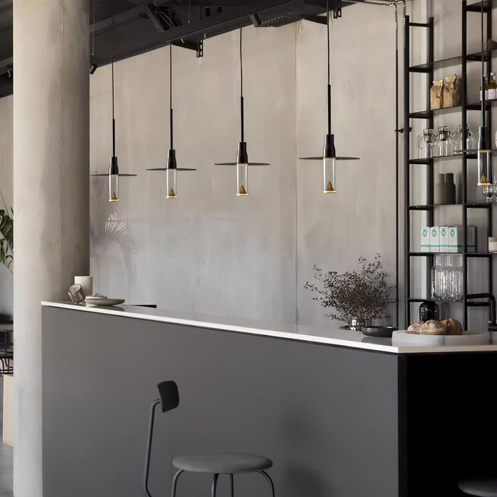 Acrylic Hat Plate Pendant Light - DWHOME