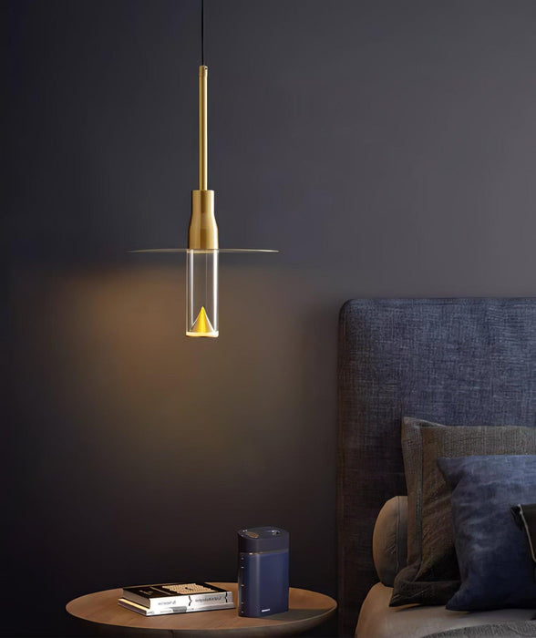 Acrylic Hat Plate Pendant Light - DWHOME