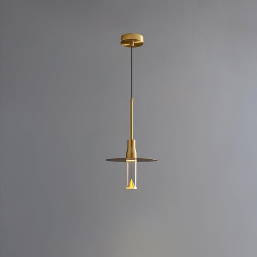 Acrylic Hat Plate Pendant Light-DWHOME
