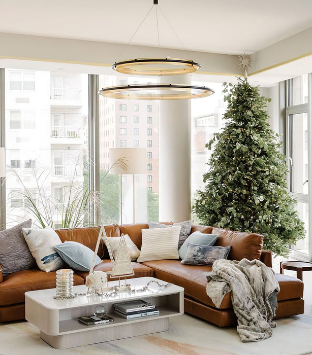 Acrylic LED Round Chandelier - DWHOME