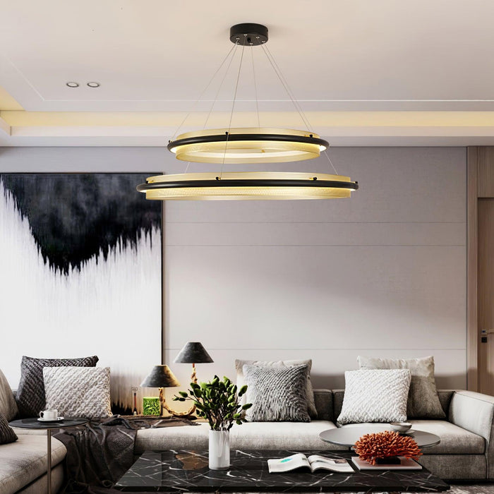 Acrylic LED Round Chandelier - DWHOME