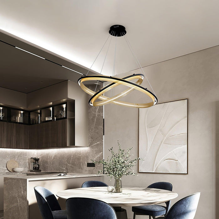 Acrylic LED Round Chandelier - DWHOME