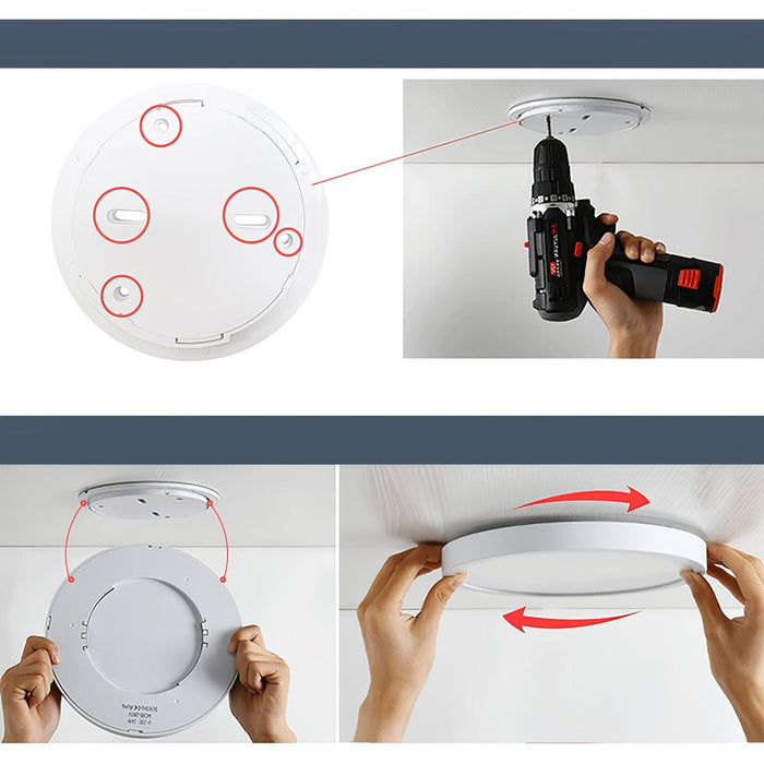 Acrylic Thinnest Round Ceiling Light - DWHOME