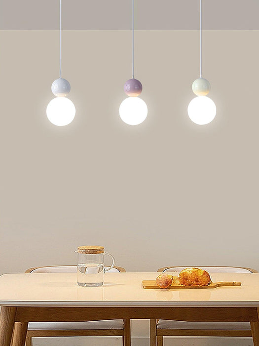 Acrylic Two Ball Pendant Light - DWHOME
