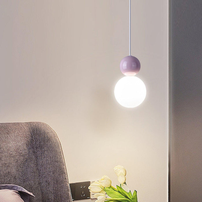Acrylic Two Ball Pendant Light - DWHOME