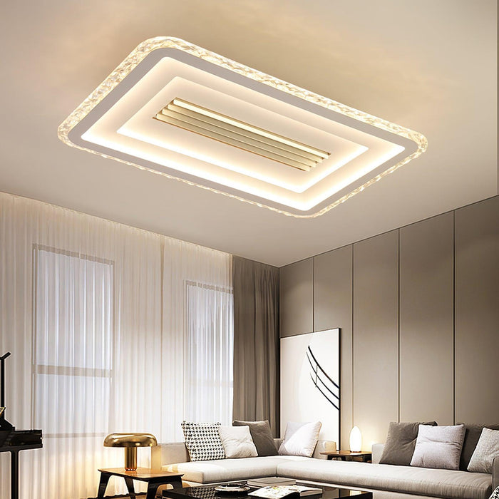 Acrylic Ultrathin Rectangle Ceiling Lamp - DWHOME