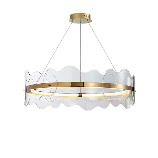 Acrylic Wave Chandelier-DWHOME