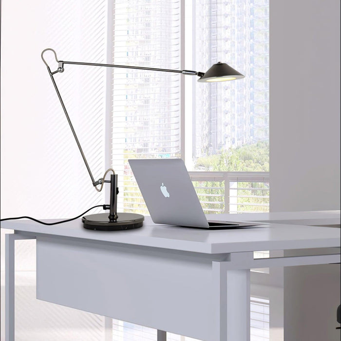 Adjustable Black Office Task Lamp - DWHOME