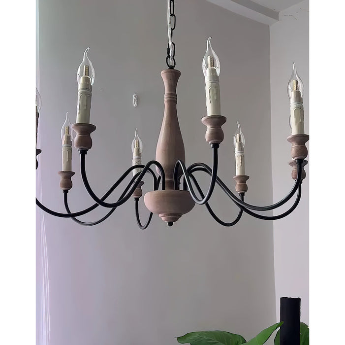 Afralia Wooden Chandelier-DWHOME