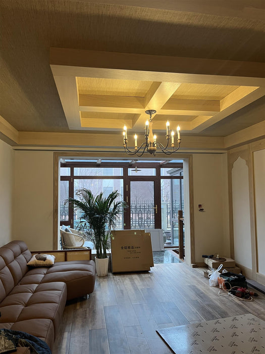 Afralia Wooden Chandelier-DWHOME