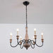 Afralia Wooden Chandelier-DWHOME