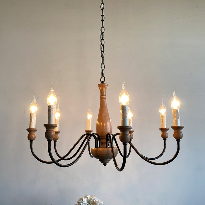 Afralia Wooden Chandelier-DWHOME