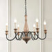 Afralia Wooden Chandelier-DWHOME
