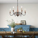 Afralia Wooden Chandelier-DWHOME
