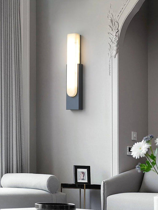 Agatha Alabaster Wall Lamp-DWHOME