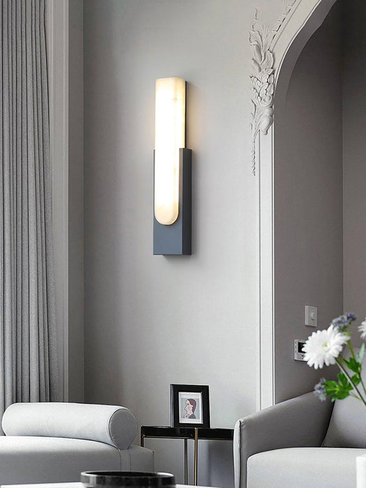 Agatha Alabaster Wall Lamp-DWHOME