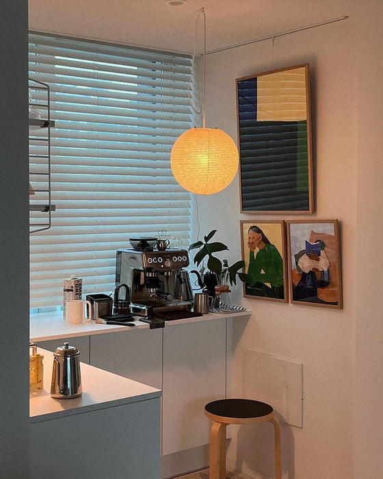 Washi A Round Swag Light-DWHOME