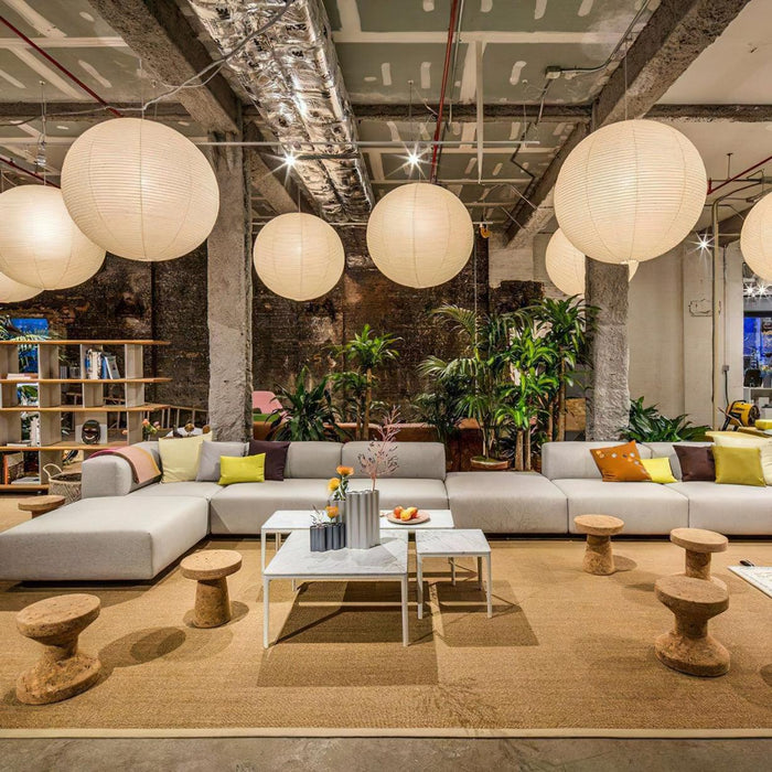 Washi A Round Swag Light-DWHOME