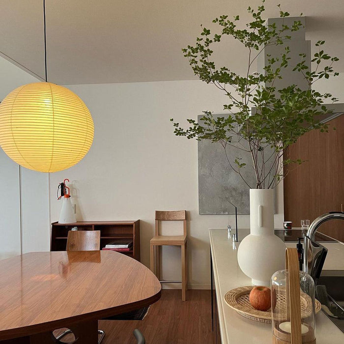 Washi Paper Round Series Pendant Lamp - DWHOME