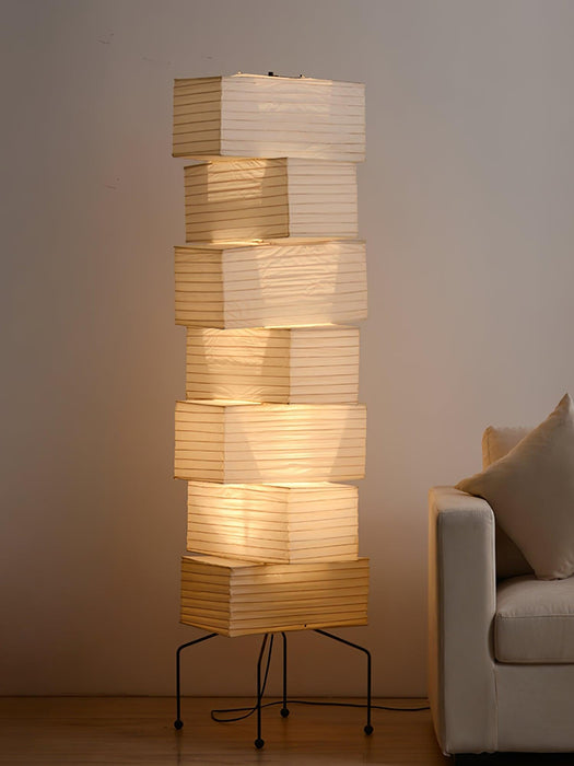 Lana Stacked Floor Lamp-DWHOME
