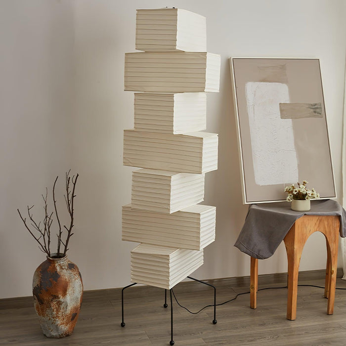 Lana Stacked Floor Lamp-DWHOME