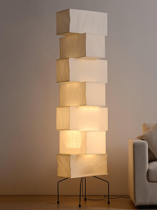 Lana Stacked Floor Lamp-DWHOME