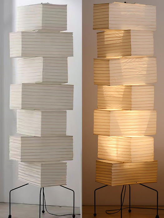 Lana Stacked Floor Lamp-DWHOME