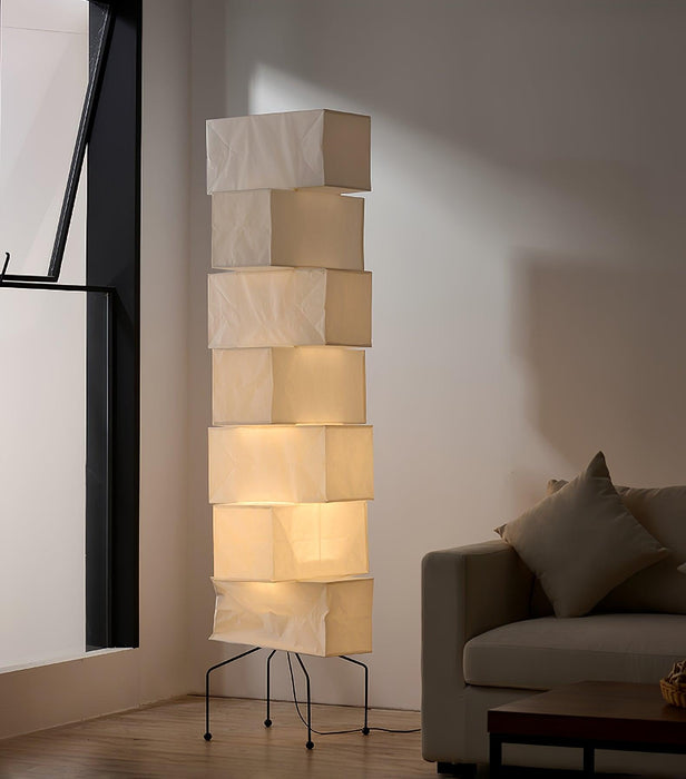 Lana Stacked Floor Lamp-DWHOME