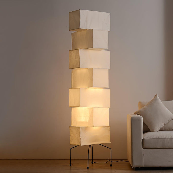 Lana Stacked Floor Lamp-DWHOME