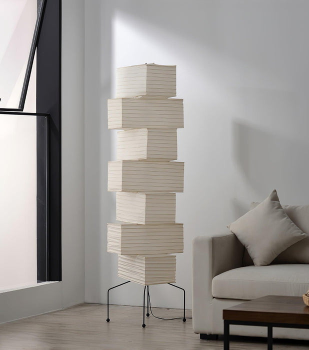 Lana Stacked Floor Lamp-DWHOME
