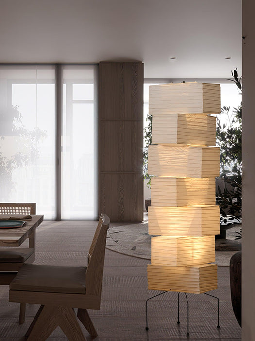 Lana Stacked Floor Lamp-DWHOME
