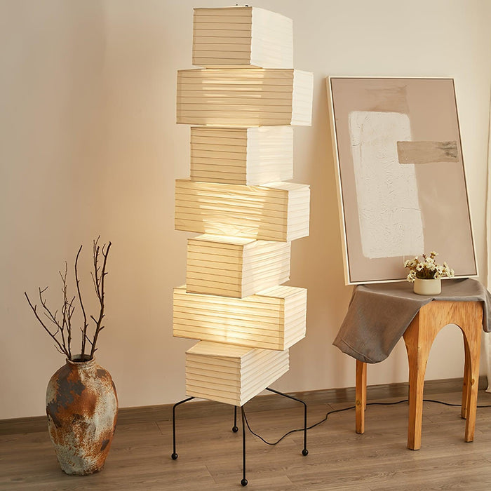 Lana Stacked Floor Lamp-DWHOME