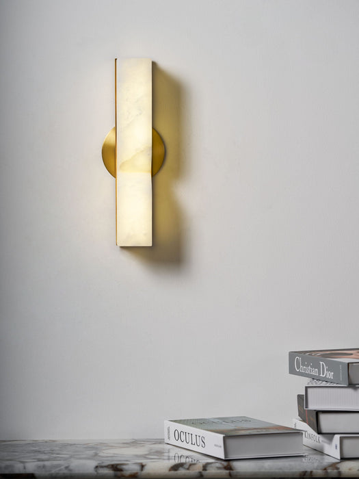 Alabaster Essence Plug-in Wall Sconce-DWHOME