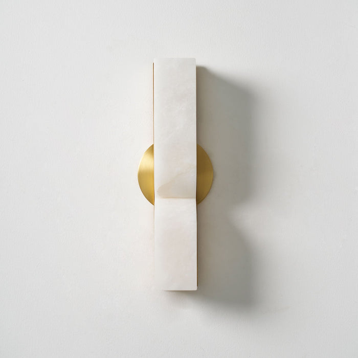 Alabaster Essence Plug-in Wall Sconce-DWHOME