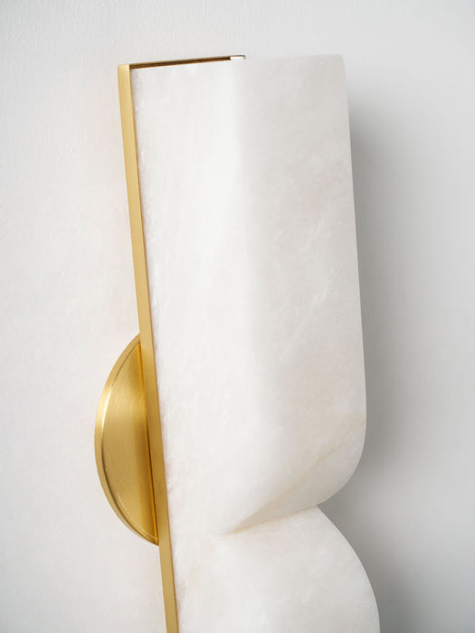 Alabaster Essence Plug-in Wall Sconce-DWHOME