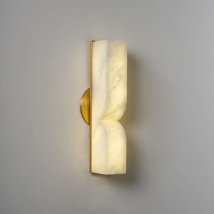 Alabaster Essence Plug-in Wall Sconce-DWHOME