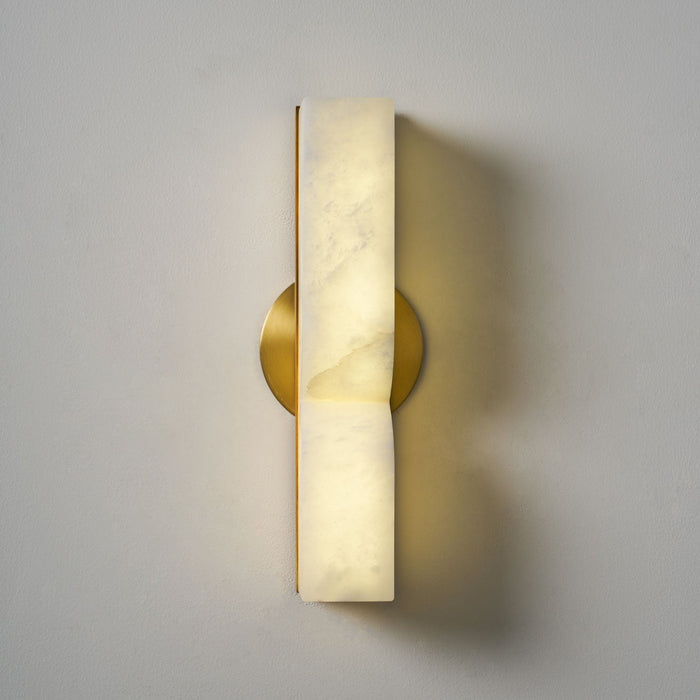 Alabaster Essence Plug-in Wall Sconce-DWHOME