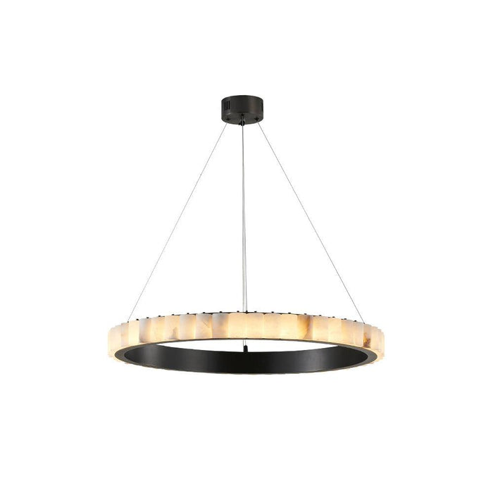 Alabaster Avalon Halo Chandelier-DWHOME