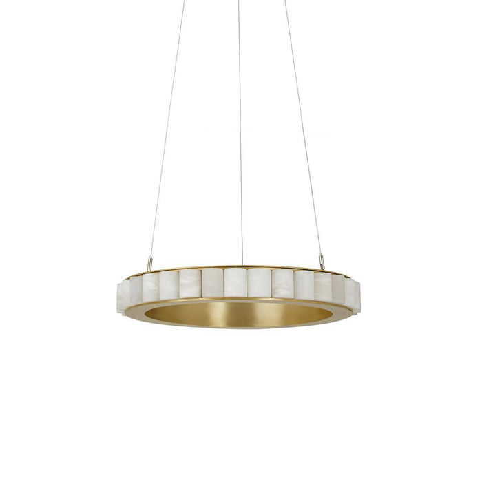Alabaster Avalon Halo Chandelier-DWHOME